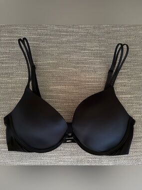 Victoria's Secret Black Push-Up Bra with Double Straps